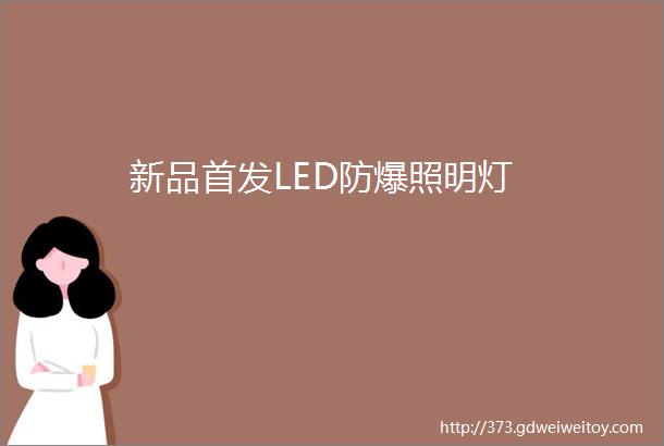 新品首发LED防爆照明灯