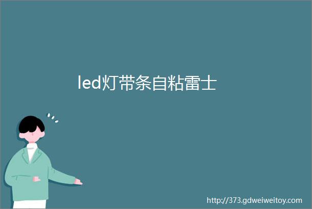 led灯带条自粘雷士